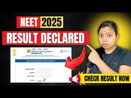 NEET 2025 Result Declared 🔥 | Step-by-Step Guide to Check Your RESULT FAST! #neet #neetresult