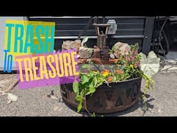 DIY Tranquil Water Feature | Trash To Treasure