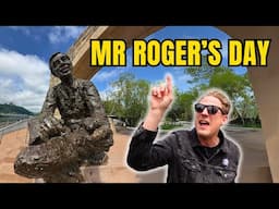 GEOCACHING WITH MR ROGERS!
