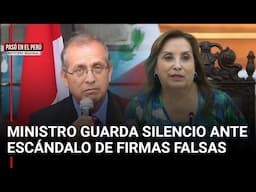 Silencio sobre escándalo de firmas falsas que salpica a hermano de Dina | Pasó en el Perú
