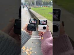 Smallest 4k vlogging camera! #Insta360GO3S 📷
