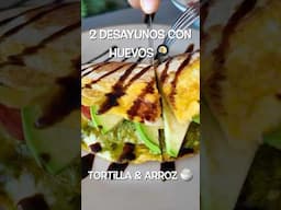 Desayuno express 🍳 TORTILLA & RICE PAPER #desayuno#recipe#recetas#comidacoreana#cocinandocorea