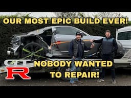 REBUILDING A CRASH DAMAGED WRECKED NISSAN GTR