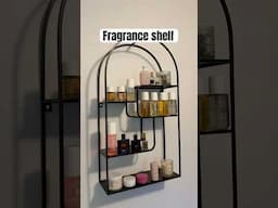 My new fragrance shelf! #fragrance #perfume #fragrancecollection