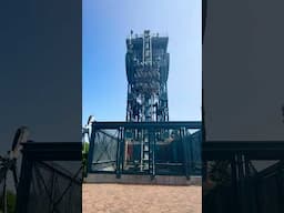 One of the Best Themed Dive Coasters in the World! ⚙️⛏️ #shorts