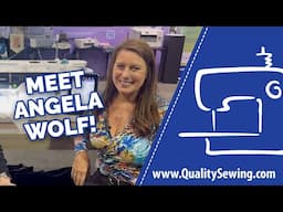 Angela Wolf is Coming to Quality Sewing & Vacuum!