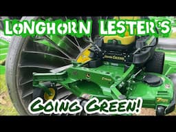 Longhorn Lester’s Going Green!