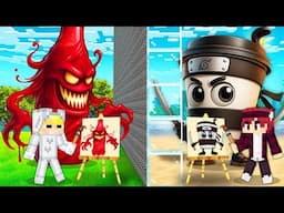 Tô Gà Thử Thách 24H Vẽ Quái Vật Brainrot Trong Minecraft!