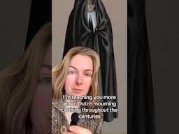 Mourning clothing from The Netherlands 🇳🇱 #dutchculture #dutchhistory #netherlands #holland