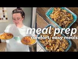 COMFORT MEAL PREP FOR THE WHOLE WEEK! HIGH PROTEIN RECIPES YOU’LL LOVE