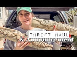 My Thrift Haul & an UPDATE!