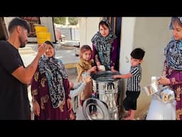 Welcome to Sardar's Channel: Milking Cows, Selling Milk, and Sajad's City Trip for Rahila's Needs🍦🫙🐄