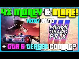 GTA 6 Teaser Coming? GTA 5 Online Weekly Update! 4X Money & More!