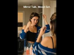 The glow hits different when it’s just you, the music and the mirror. #adoreyou #mirrorvibe #fyp