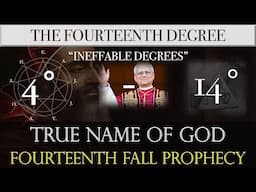 3° Master Mason's Highest Privilege, 14°, God's True Name, Prophecies of St. Malachy, Pope Leo XIV