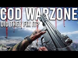 Did They Actually Fix COD Warzone?