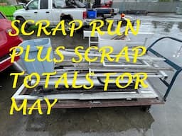 Scrap Run + Month End Scrap Totals
