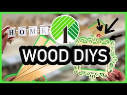 🏃‍♀️ RUN to Dollar Tree and GRAB Crafter Square Wood Items for these HIGH End DIY Crafts!