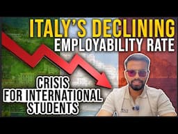 ITALY’S 🇮🇹 DECLINING EMPLOYABILITY RATE EXPLAINED!! JOB CRISIS IN 2025!! #studyinitaly #jobsinitaly