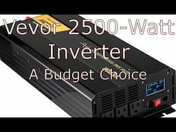 VEVOR Pure Sine Wave 2500-Watt Power Inverter