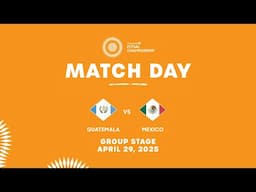 Guatemala vs Mexico | 2025 Concacaf W Futsal Championship