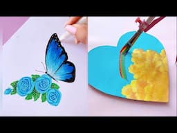 12 cool art ideas || easy painting for beginners