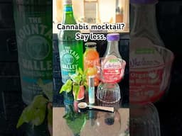 Cannabis Mocktail? Say Less. #cannabisinfused #californiasober  #cannabisdrink #cannabisrecipes