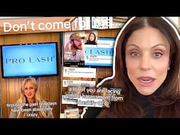 UNHINGED lash company THREATENS a Tik Tok influencer...