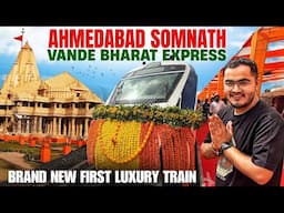 Somnath to Ahmedabad Vande Bharat Express Inaugural Journey | Most Luxurious First Day First Show