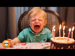 Oh My God! Funny New Birthday Trouble with Blowing Candles - Funny Baby Videos | Just Funniest