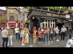2025 London Summer Walk | SOHO to MAYFAIR | West End | Central London Walking Tour |4KHDR]