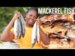 HOW TO FRY MACKEREL FISH AS A PRO !! FRIED MACKEREL FISH - FRIED TITUS FISH...