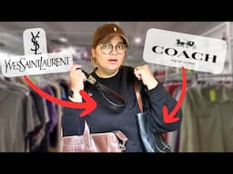 THE BEST THRIFT HAUL OF MY LIFE. Real Gold, YSL, Coach, & DIAMONDS!