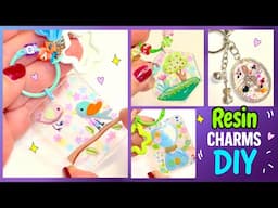 4 Cute & Easy DIY Resin Charms | Beginner friendly ideas