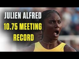 Julien Alfred Runs 10.75 Meeting Record in Stockholm 100m Win