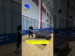 Hook serve teaching Coach Chen - #pingsunday #chenkangning