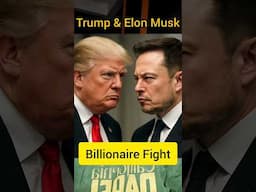 Billionaire Fight - Elon musk -Trump fight