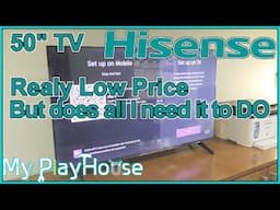 50" TV from Hisense - Good Price Good Features - 1501
