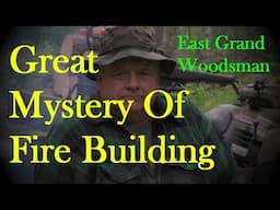If I Can Build A Fire @ The Rustic Log Cabin Deer Hunting Camp