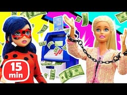 🐞🎀 La bambola Ladybug aiuta Barbie! Video e giochi con le bambole Barbie per bambini e bambine