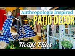 Thrift Store Garden Decor inspired by Anthropologie