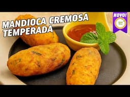 COMO FAZER UMA MANDIOCA CREMOSA TEMPERADA EM MENOS DE 10 MINUTOS! #201