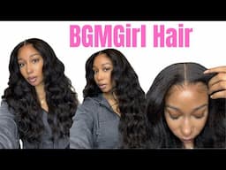 Watch This! 💖 Kinky Straight  Beginner-Friendly Stunning & Best HD Lace | Ft. BGMgirl Hair