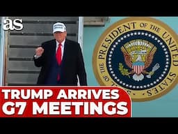 TRUMP ARRIVES in CANADA ahead of G7 SUMMIT amid GLOBAL TENSIONS, WEARING PECULIAR OUTFIT
