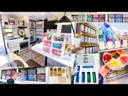 RV KITCHEN ORGANIZATION | Clean, Restock and Organizing Kitchen Ideas 2025