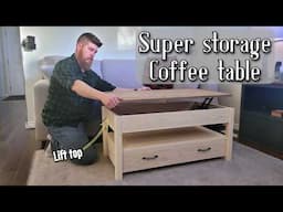 The practical table // How to build a lift top coffee table - plans available!