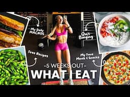 Leaning Out FAST: EXACTLY What I Eat 5 Weeks Out (Bikini Prep)