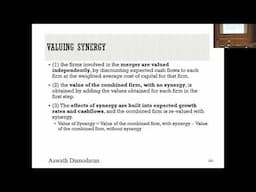 Session 27: Closure on Acquisitons + Value Enhancement
