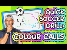 Quick soccer drills: Colour calls (for ages 5-12) ⚽️