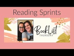Booklist Thursday Reading Sprints